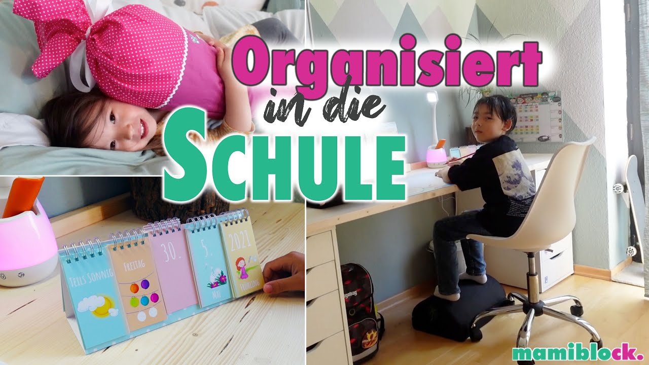 11 Ideen für einen organisierten Schulstart