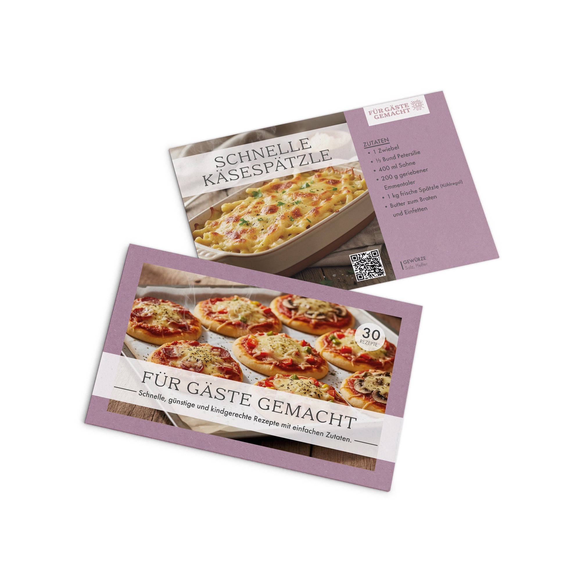 Unendlicher Speiseplan - Rezeptkarten - Für Gäste gemacht