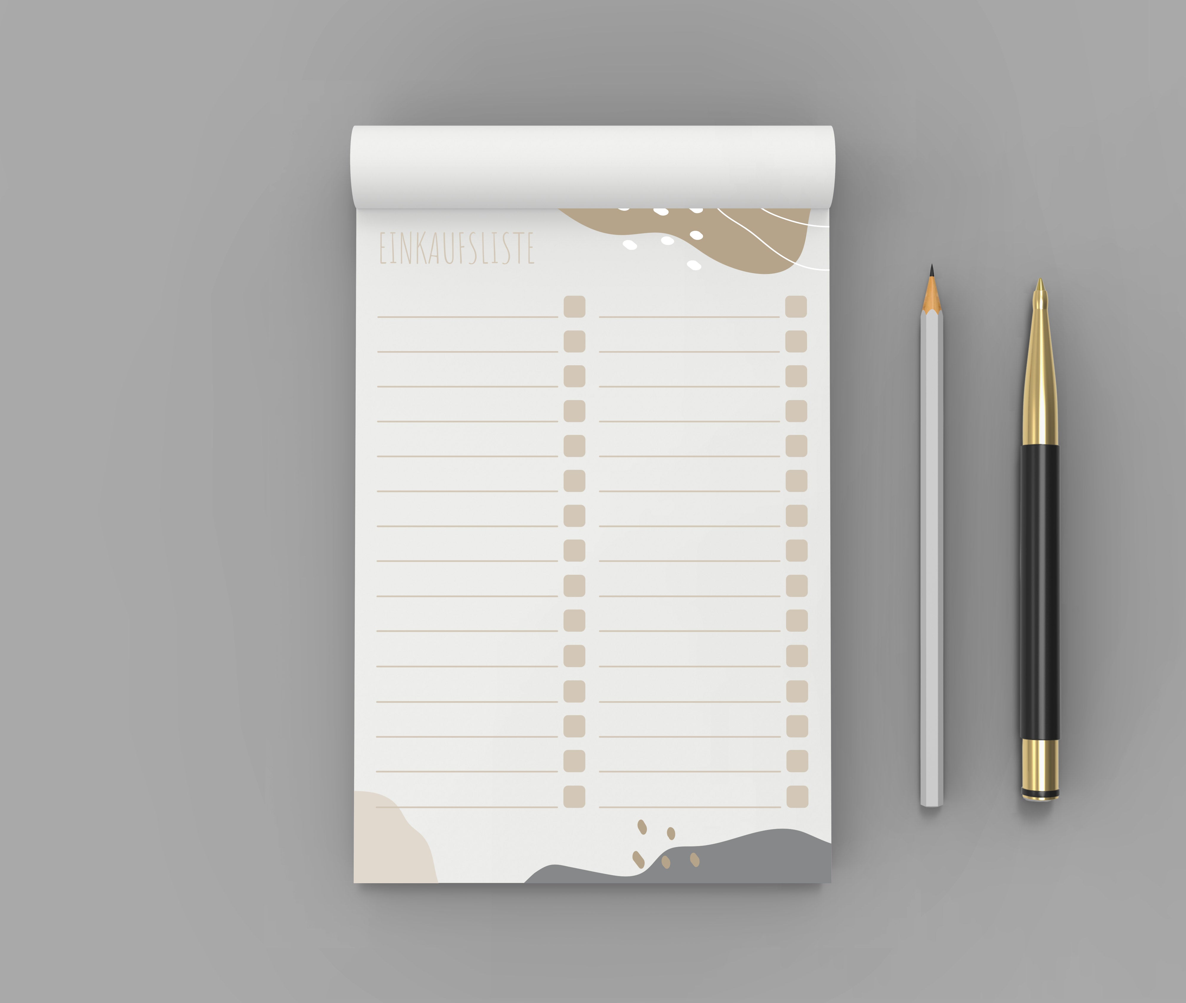 Einkaufslisten Block DinA5