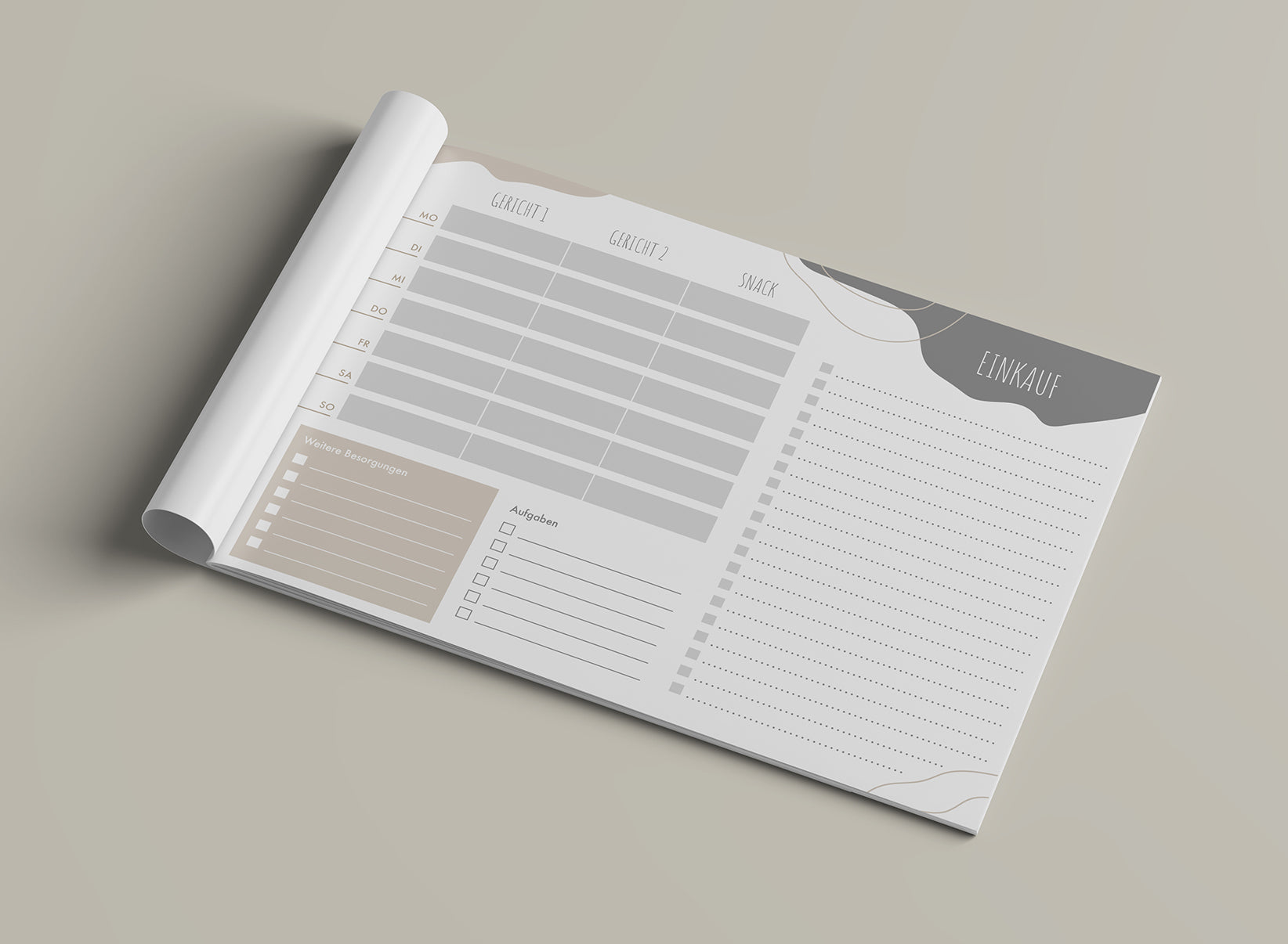 Essensplaner Block DinA4