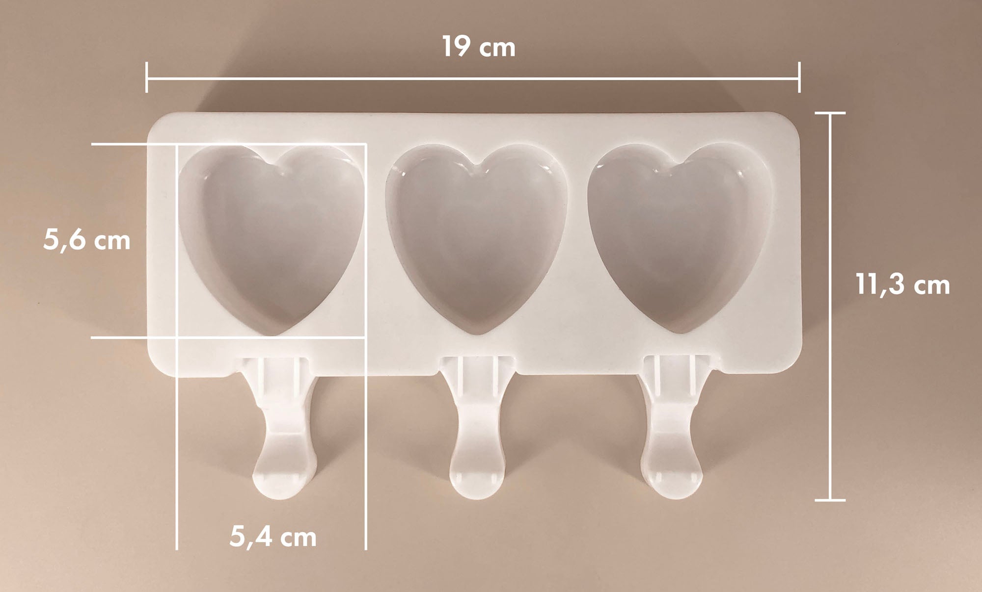 Eis-Silikonform - Herz