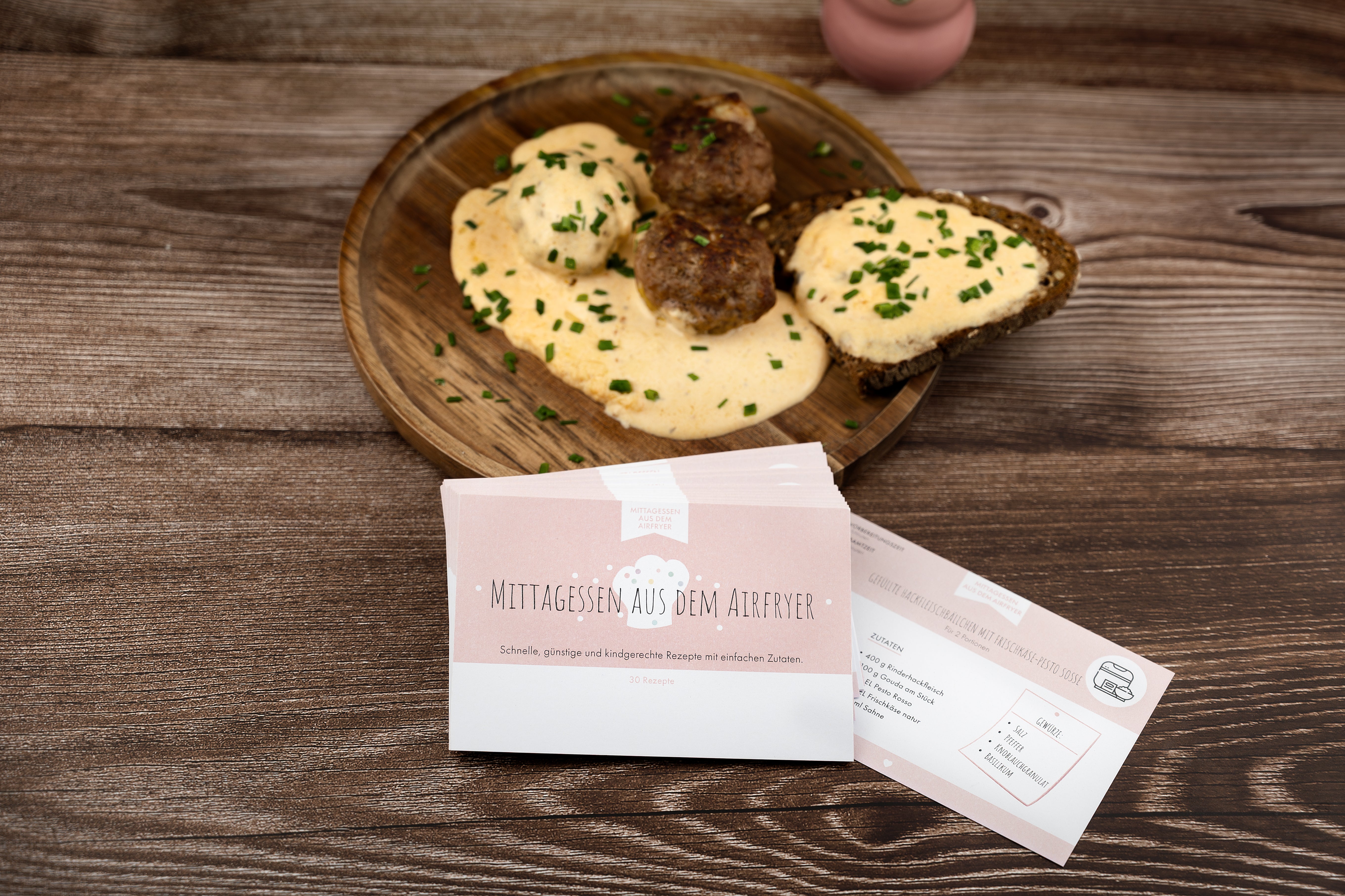 Unendlicher Speiseplan - Rezeptkarten - Mittagessen aus dem Airfryer