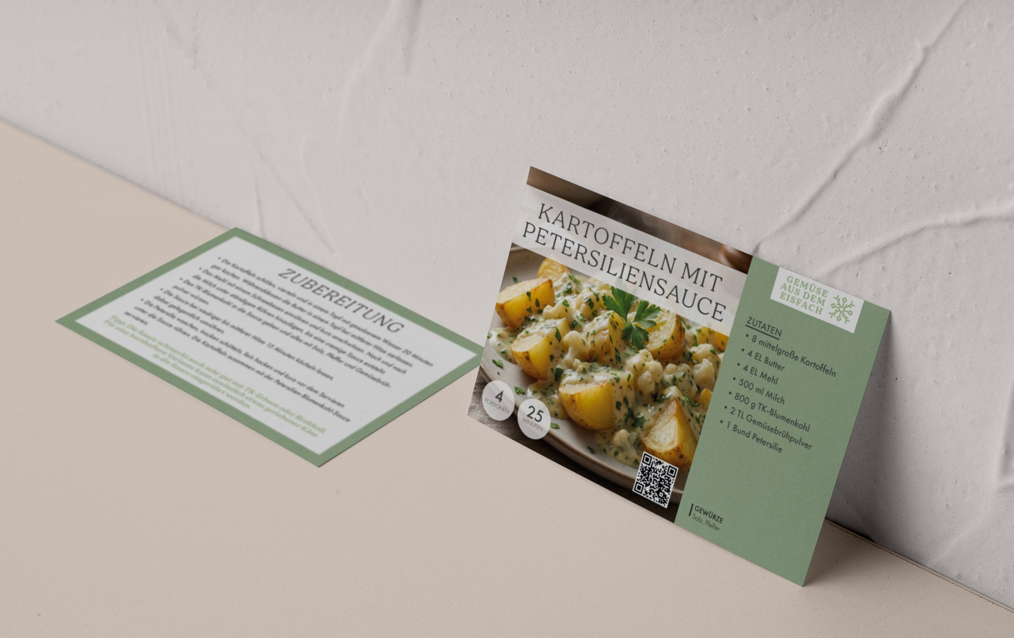 Unendlicher Speiseplan - Rezeptkarten - Gemüse aus dem Eisfach