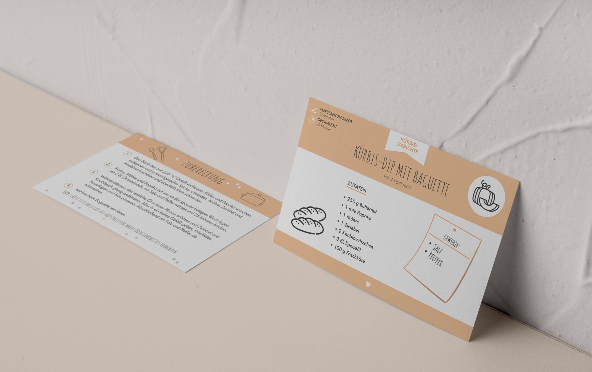 Unendlicher Speiseplan - Rezeptkarten - Kürbisgerichte