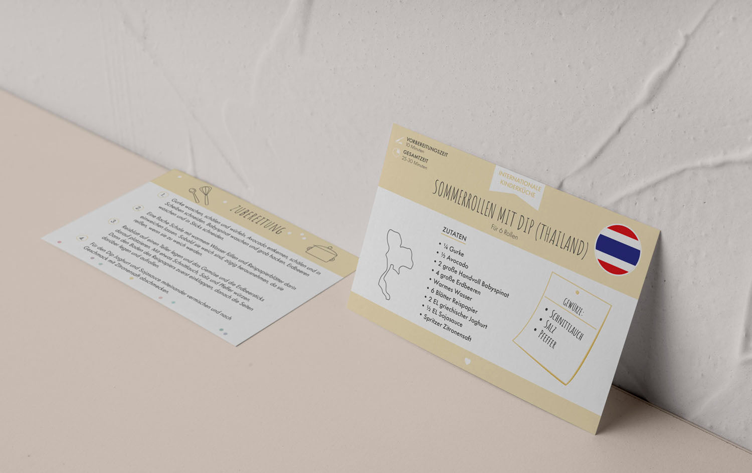Unendlicher Speiseplan - Rezeptkarten - Internationale Kinderküche