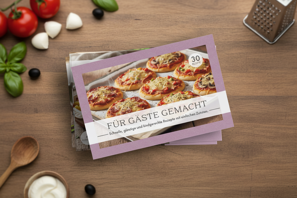 Unendlicher Speiseplan - Rezeptkarten - Für Gäste gemacht