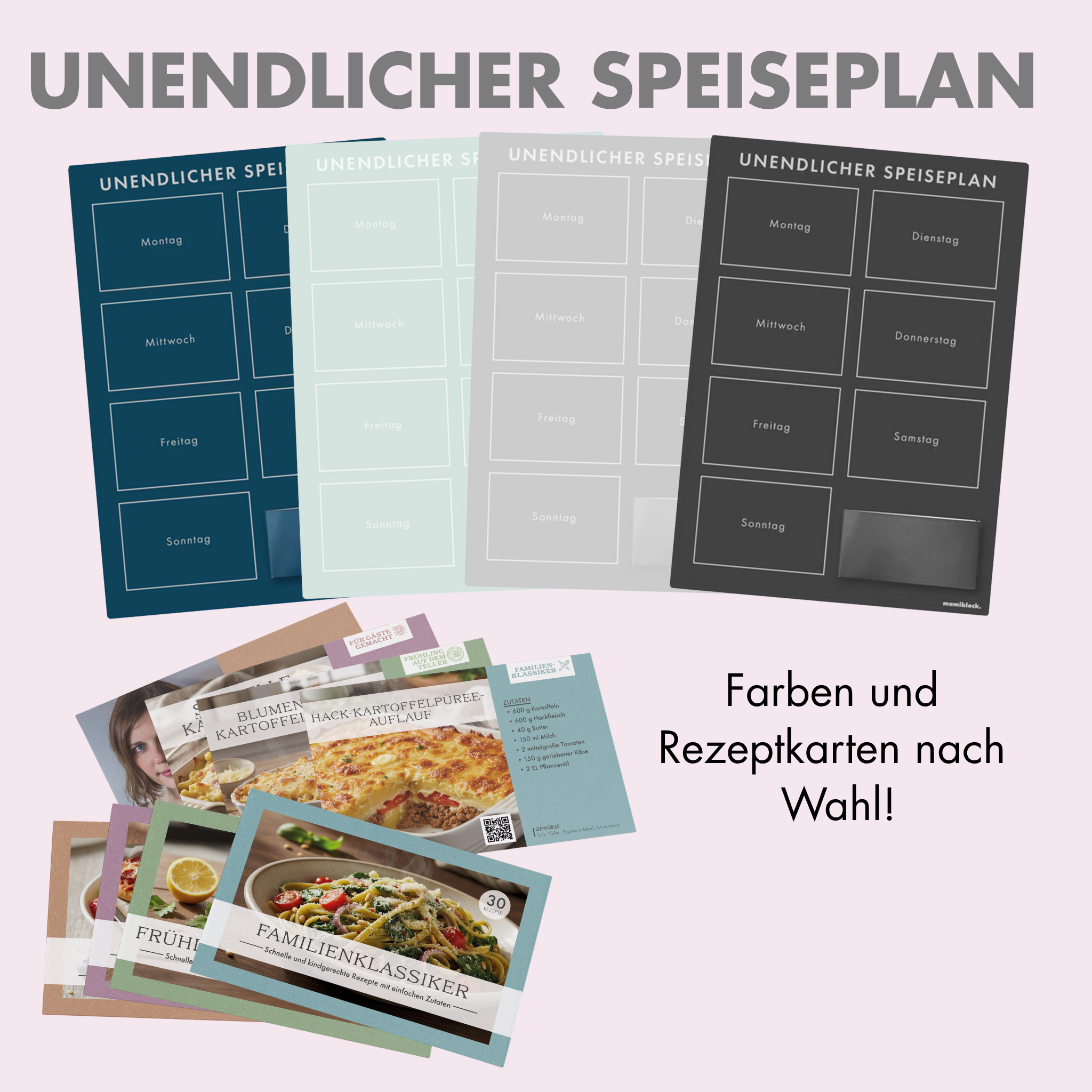 Unendlicher Speiseplan