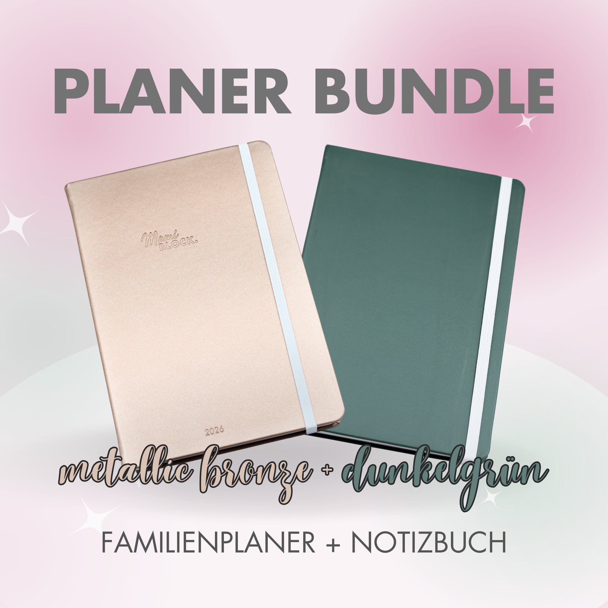 Bundle Notizbuch + Familienplaner 2026