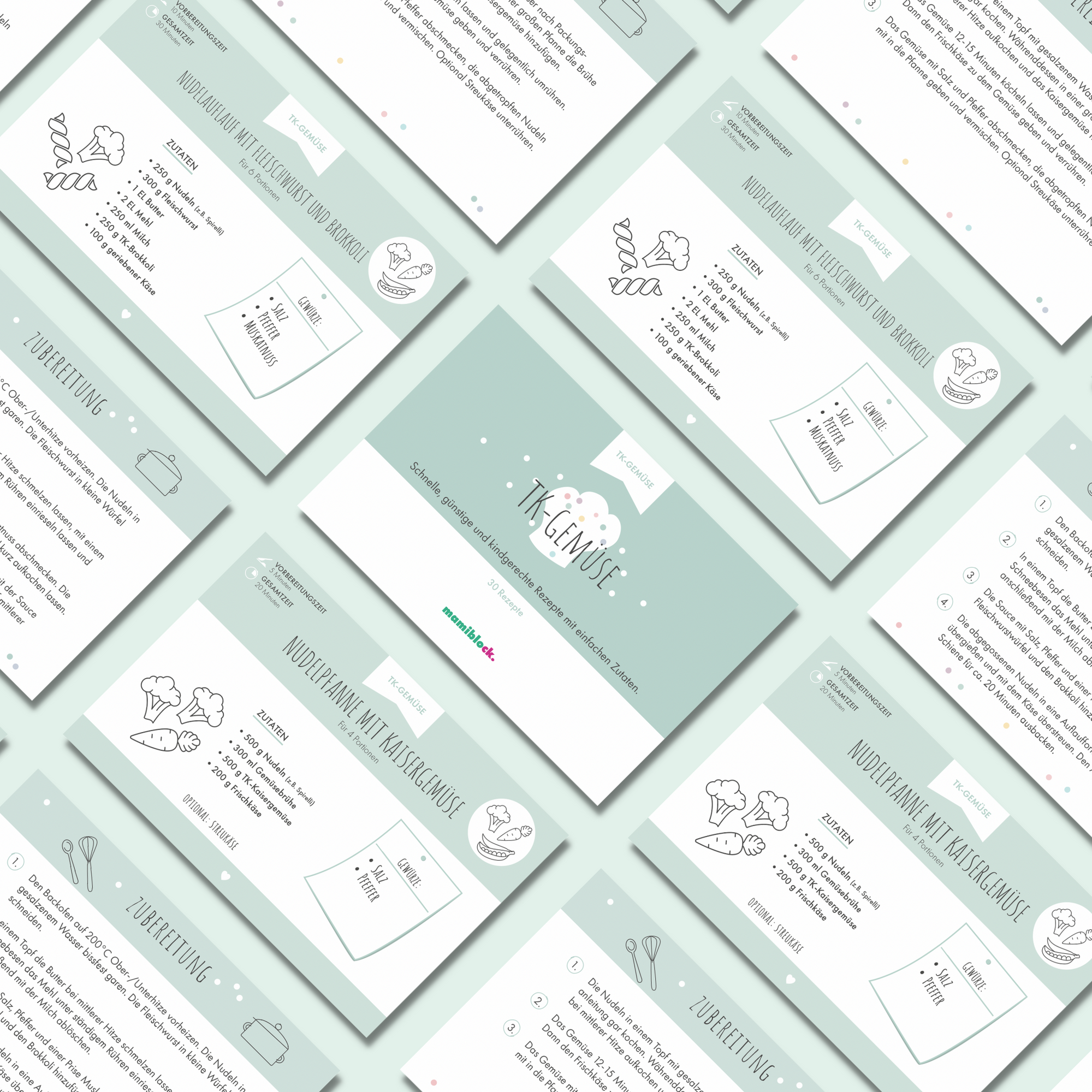 Unendlicher Speiseplan - Rezeptkarten - TK-Gemüse