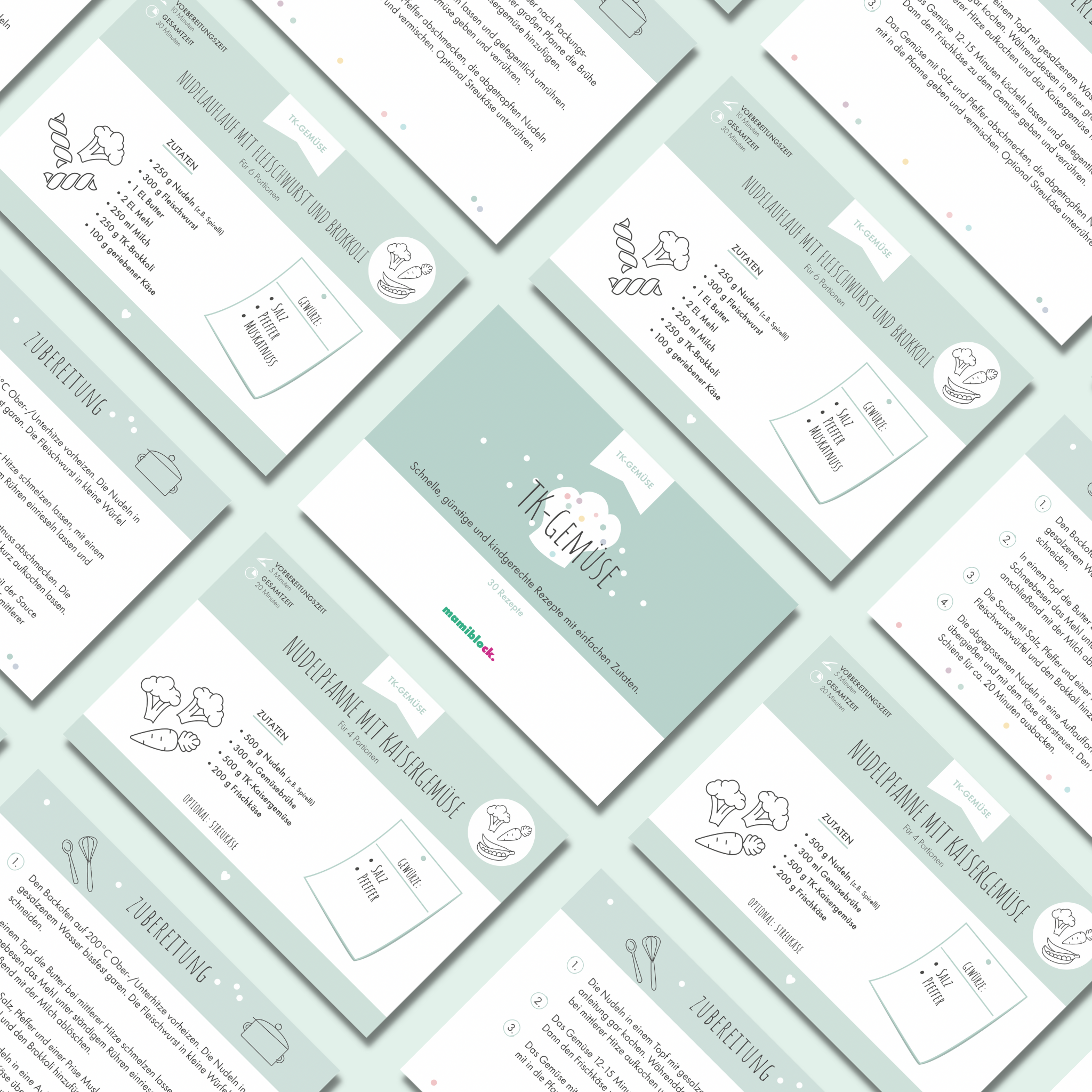 Unendlicher Speiseplan - Rezeptkarten - TK-Gemüse