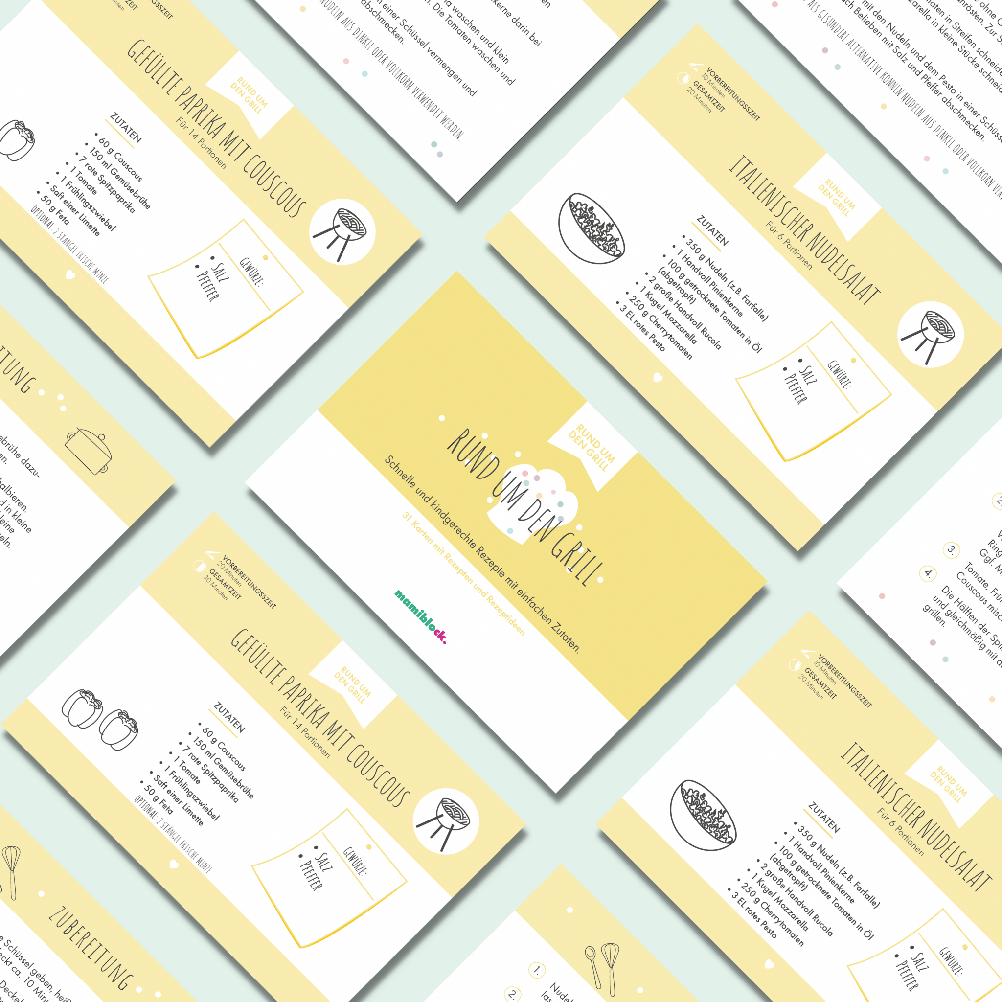 Unendlicher Speiseplan - Rezeptkarten - Rund um den Grill