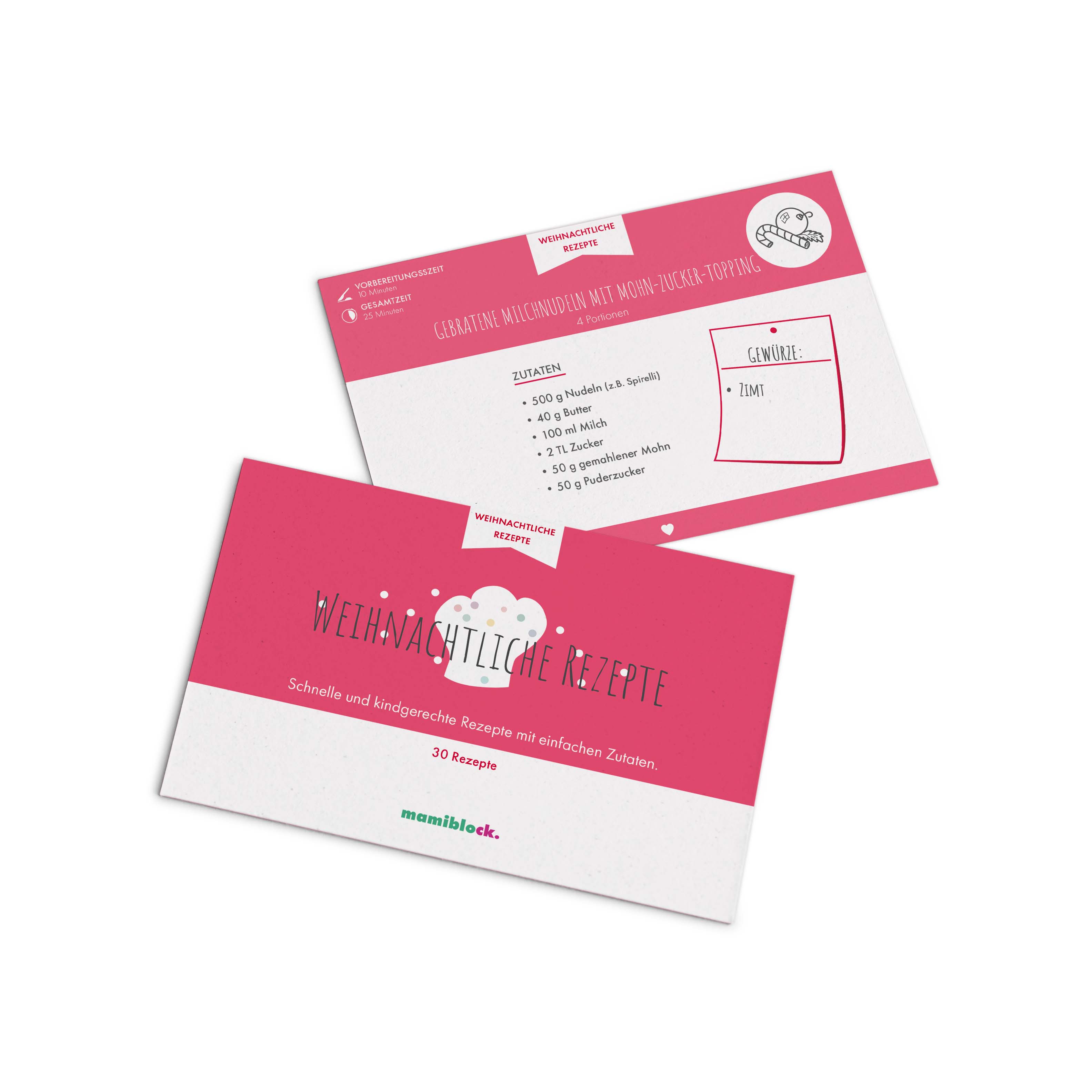 Unendlicher Speiseplan - Rezeptkarten - Weihnachtliche Rezepte