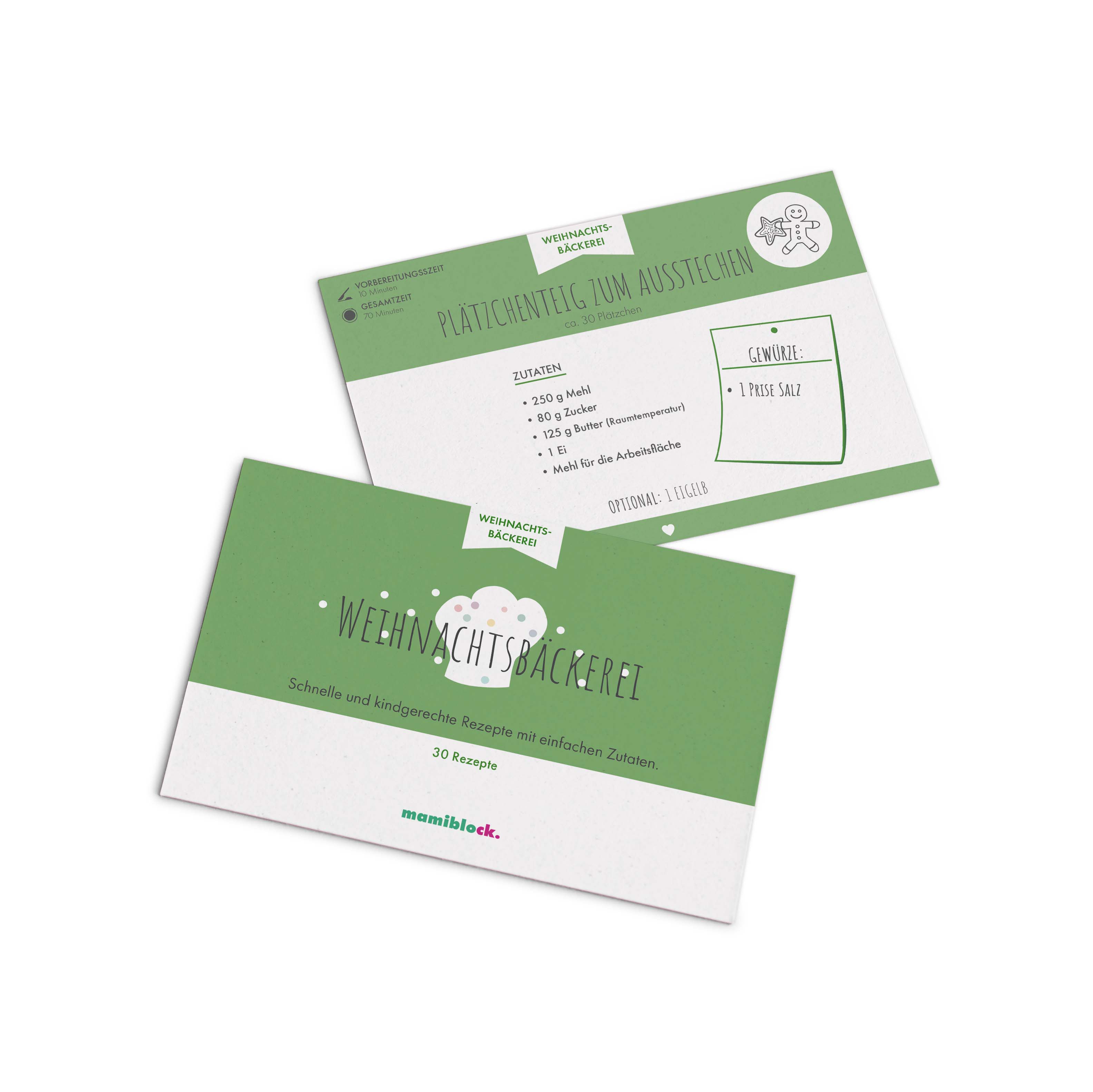 Unendlicher Speiseplan - Rezeptkarten - Weihnachtsbäckerei