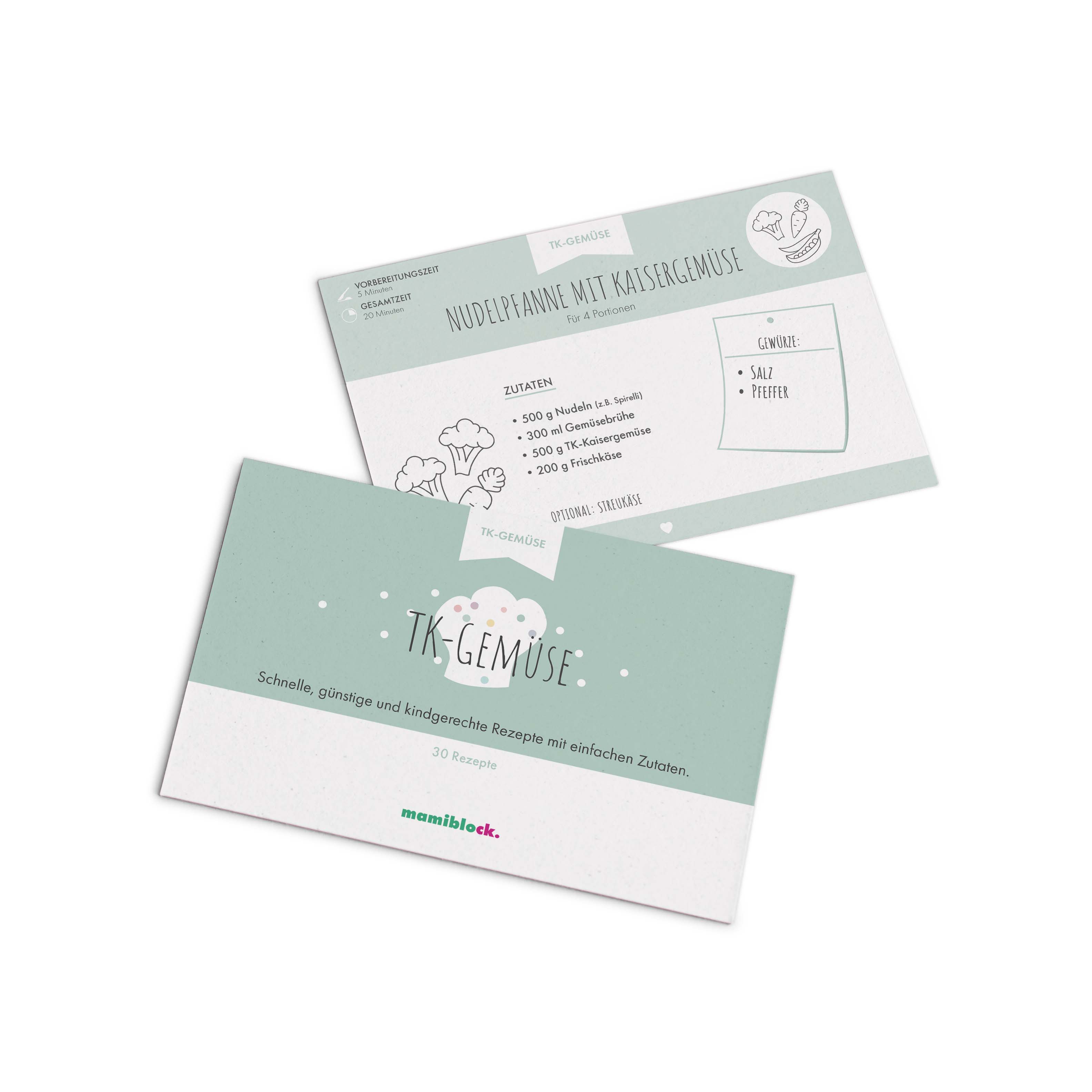 Unendlicher Speiseplan - Rezeptkarten - TK-Gemüse