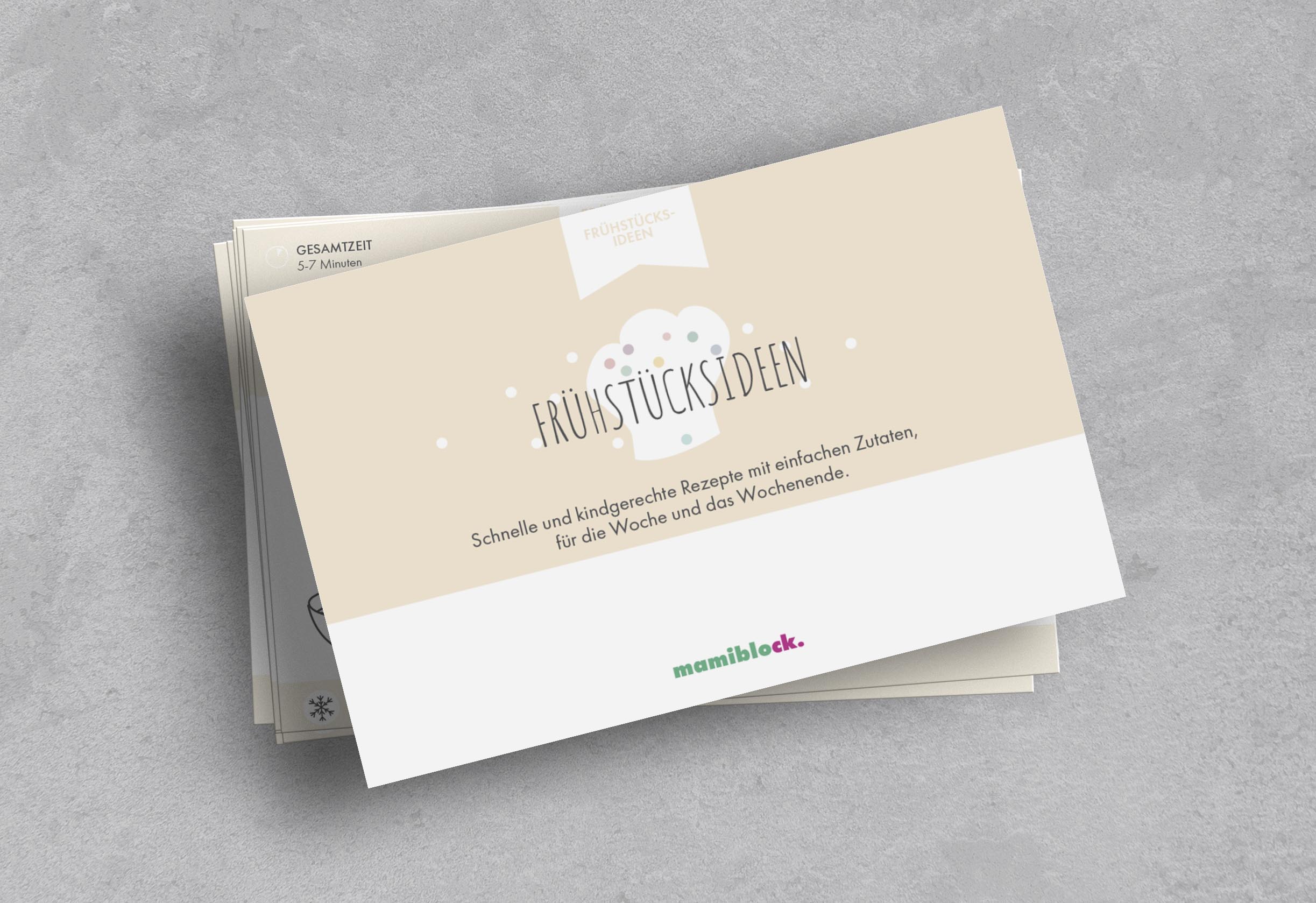 Unendlicher Speiseplan - Rezeptkarten - Frühstücksideen