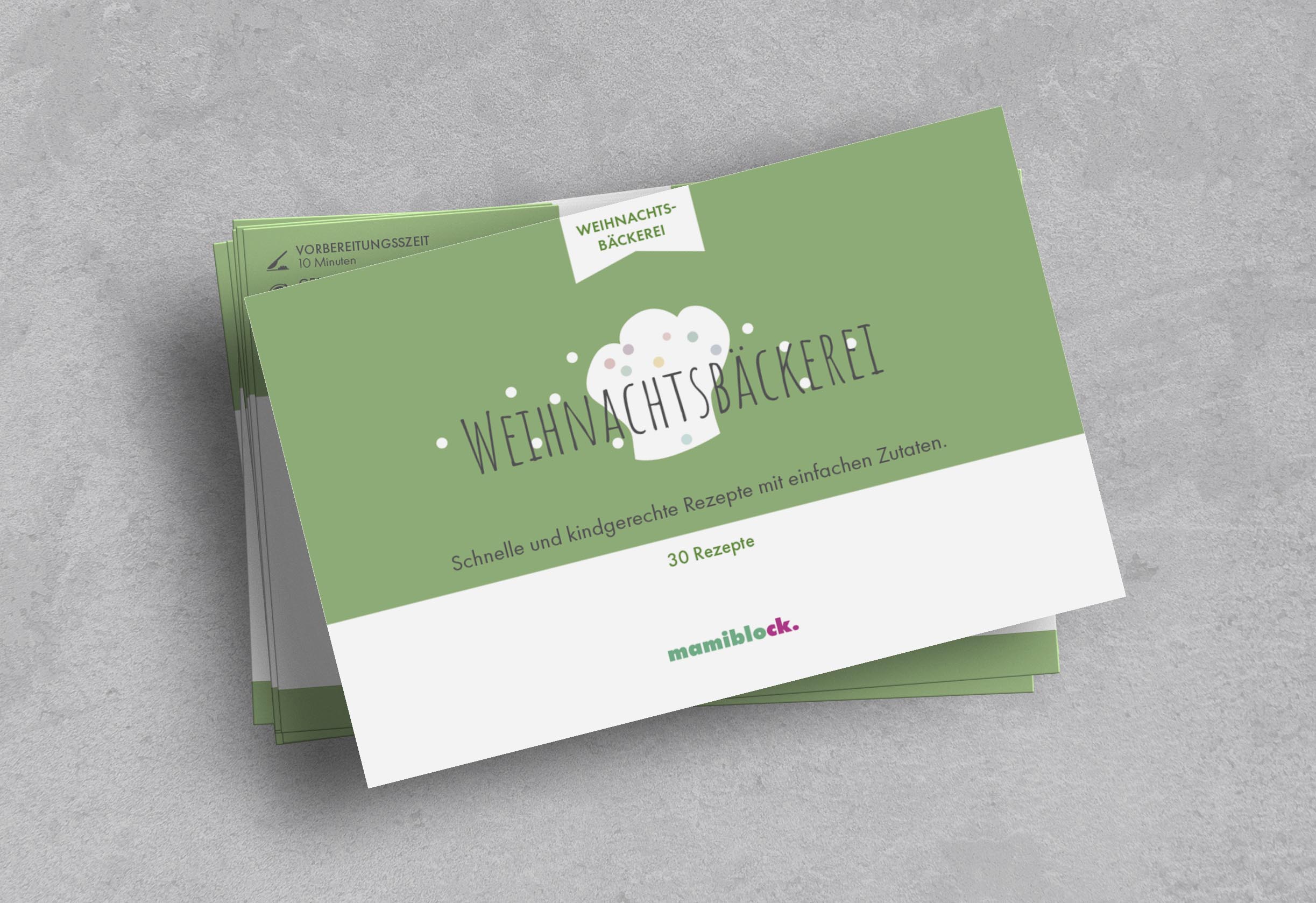 Unendlicher Speiseplan - Rezeptkarten - Weihnachtsbäckerei