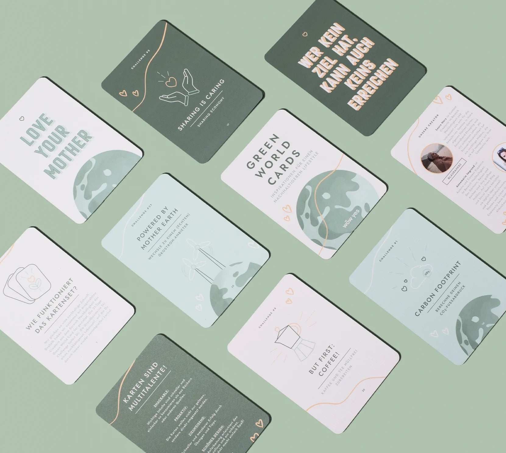 Green World Cards
