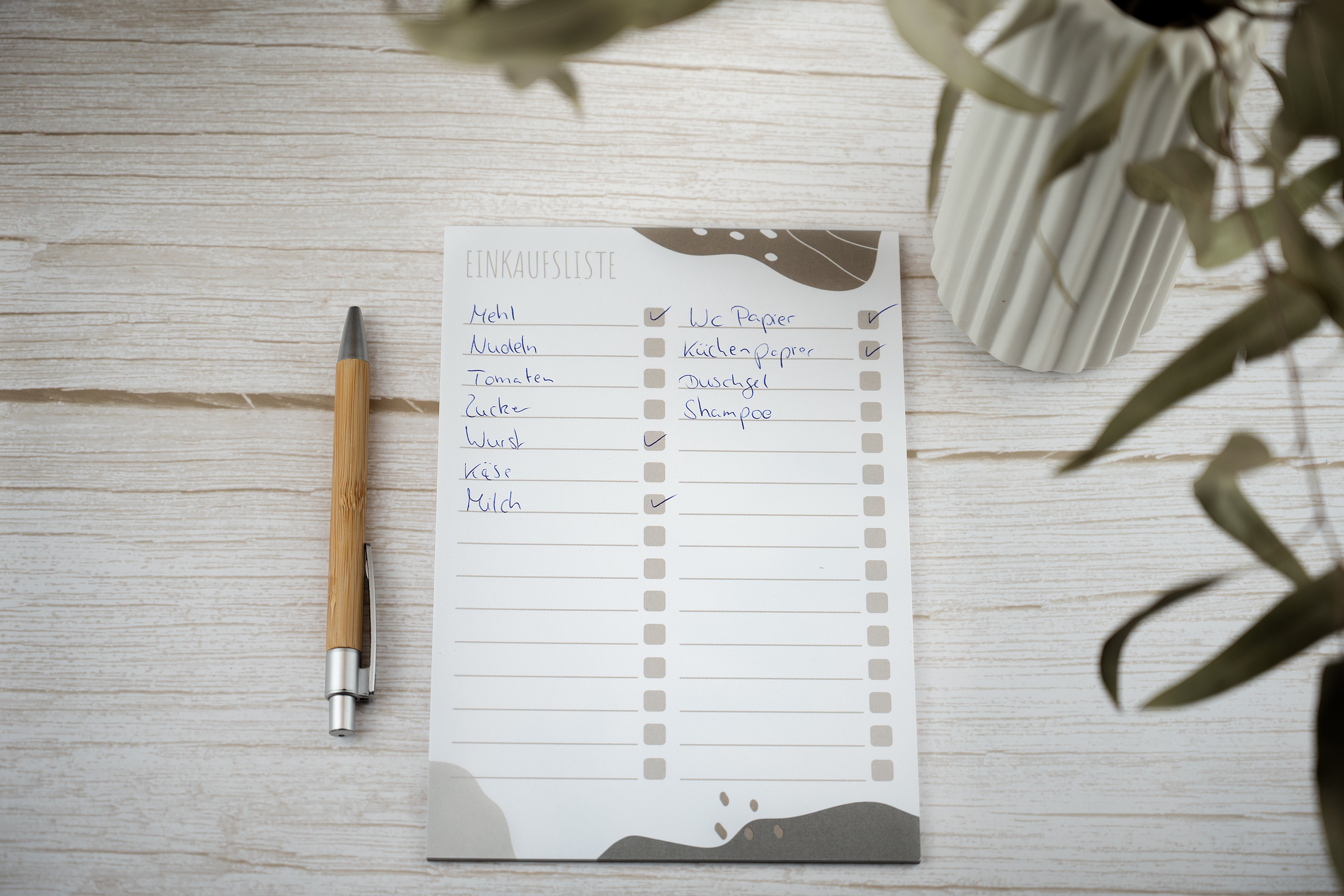 Einkaufslisten Block DinA5