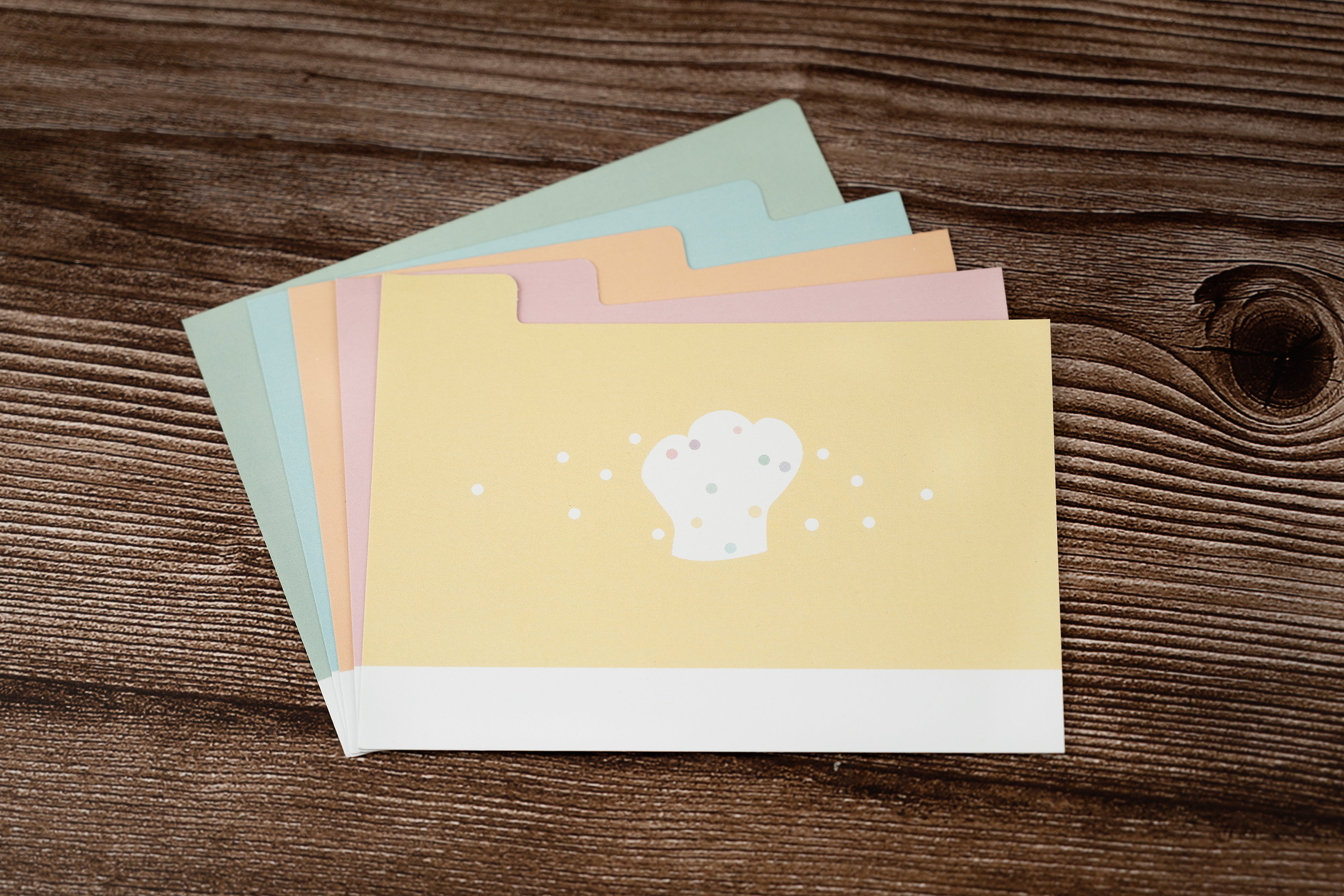 Rezeptkartenbox Einleger