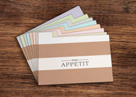 Unendlicher Speiseplan - Rezeptkartenbox Einleger 8er