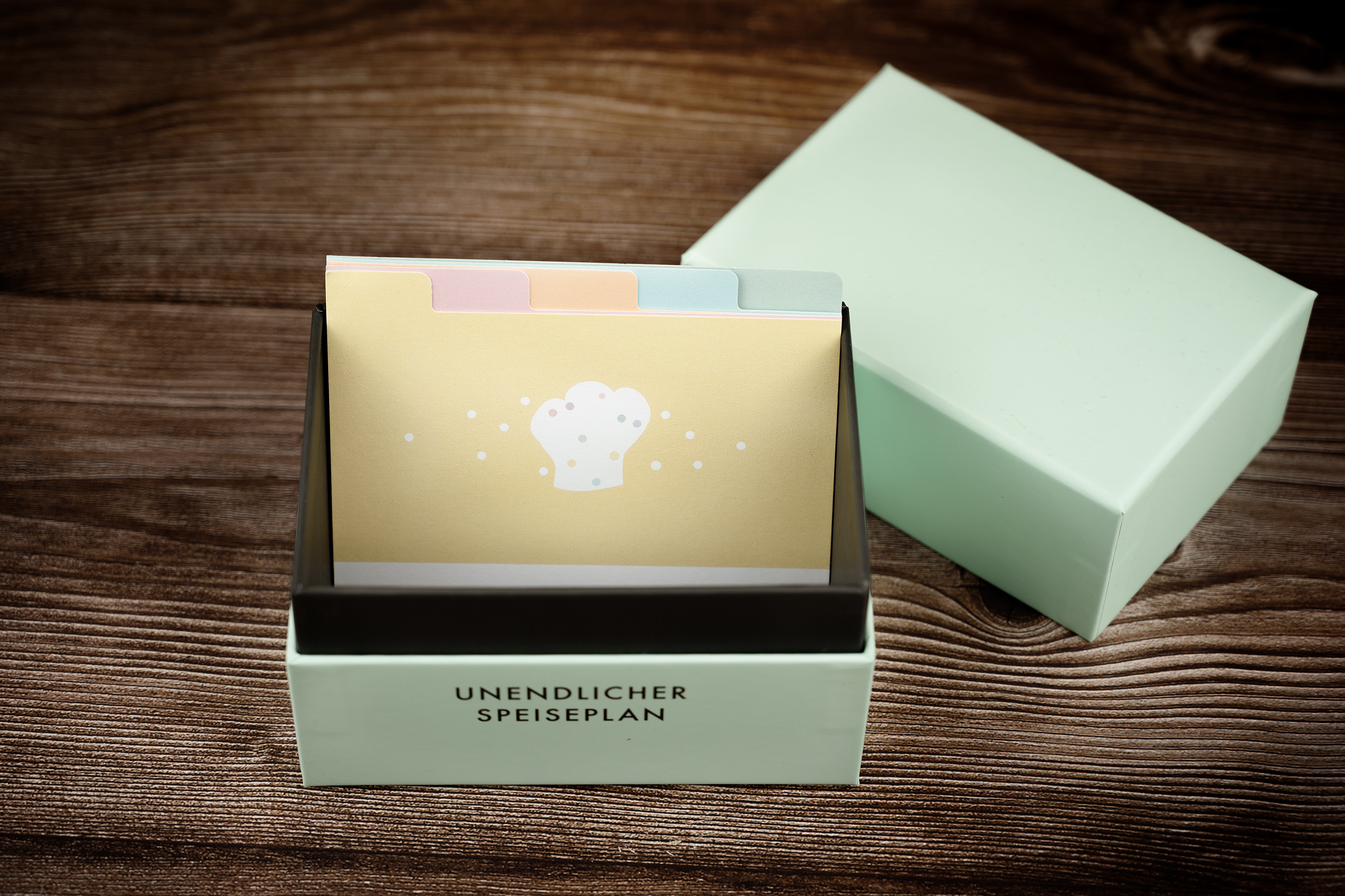 Rezeptkartenbox Einleger