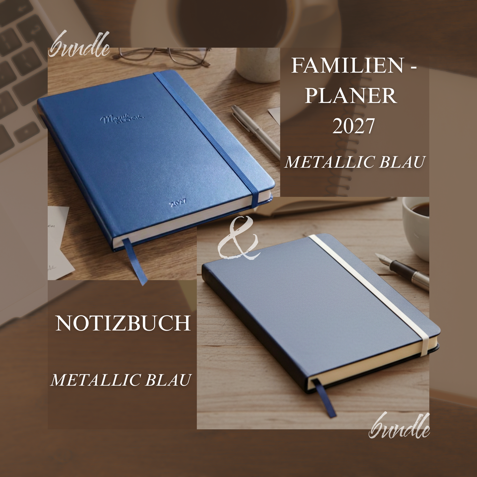 Bundle Notizbuch + Familienplaner 2027