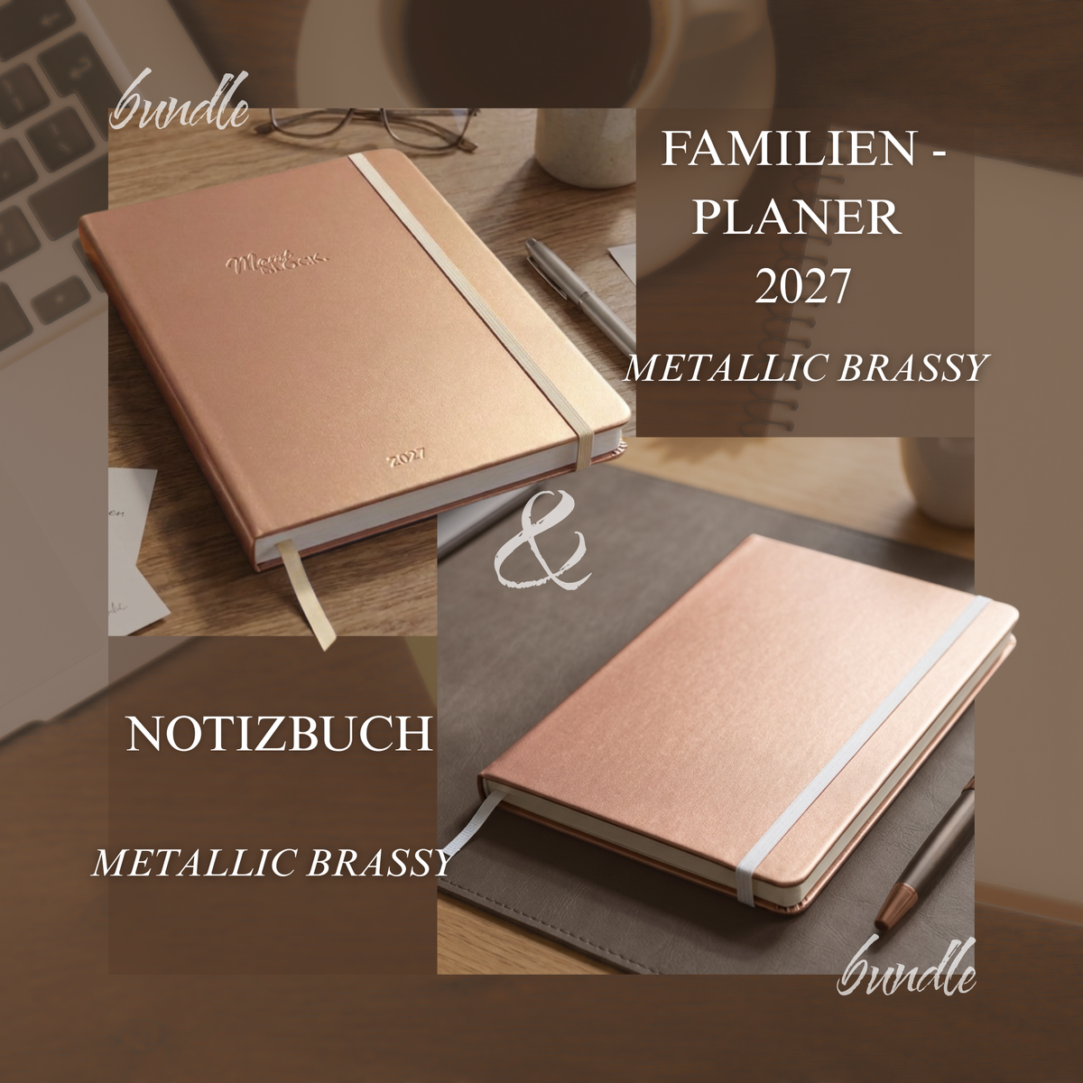Bundle Notizbuch + Familienplaner 2027
