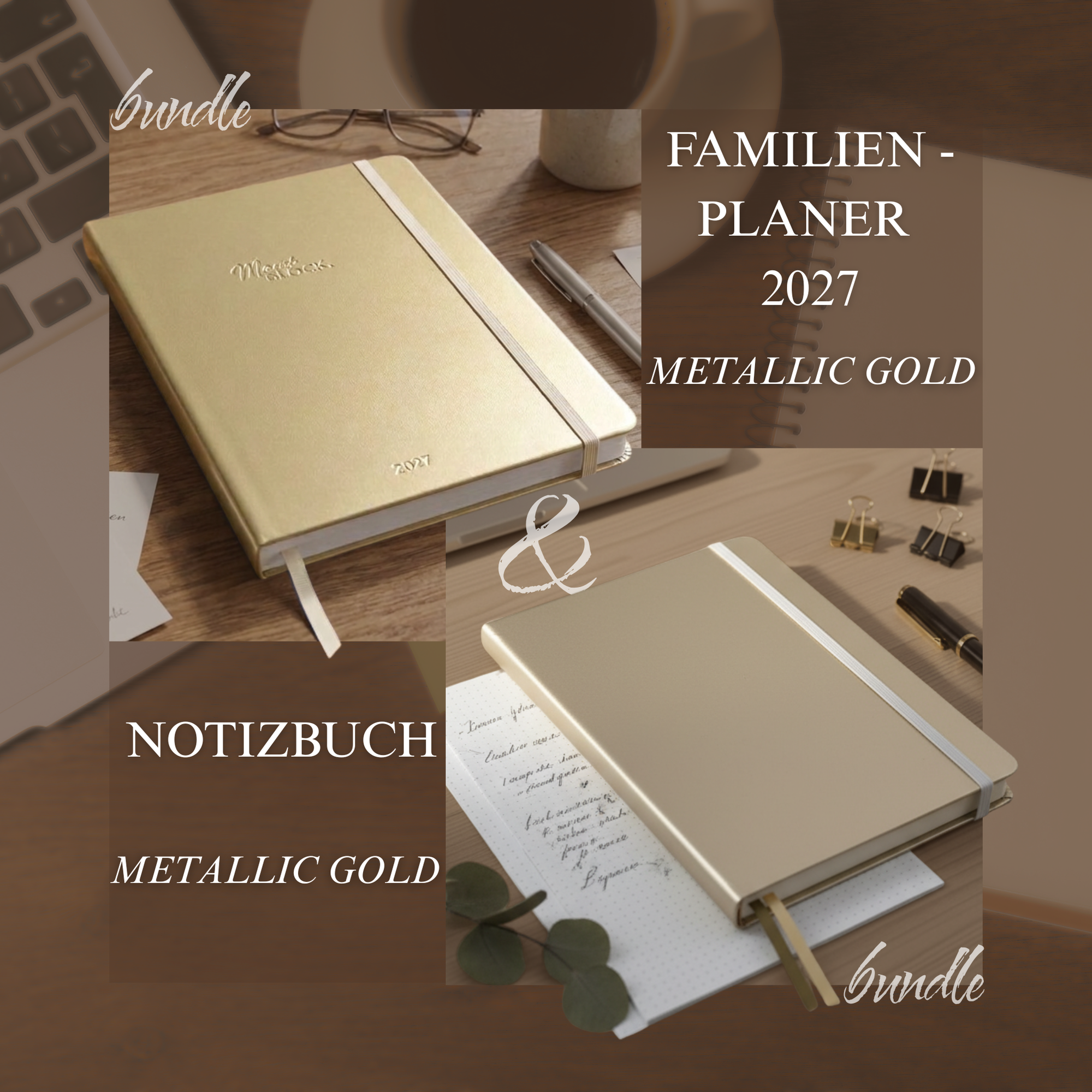 Bundle Notizbuch + Familienplaner 2027
