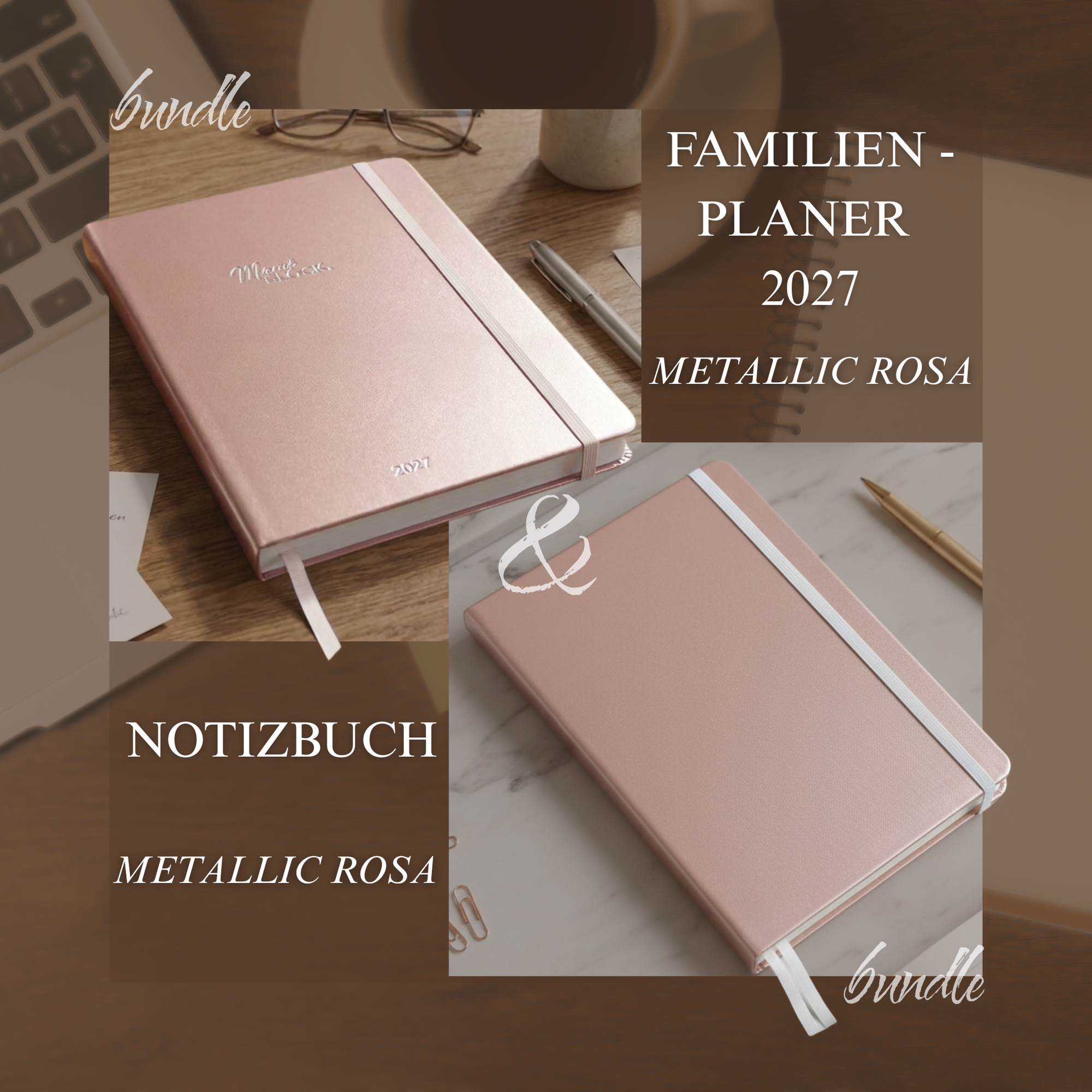 Bundle Notizbuch + Familienplaner 2027