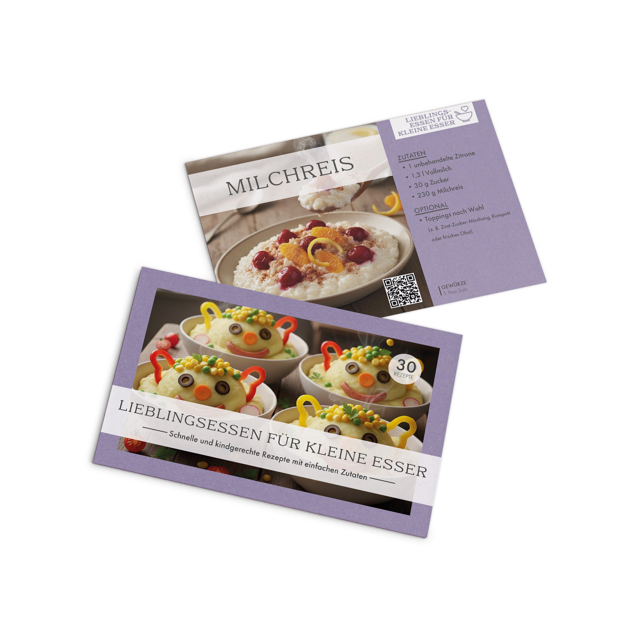 Unendlicher Speiseplan - Rezeptkarten - Lieblingsessen für kleine Esser