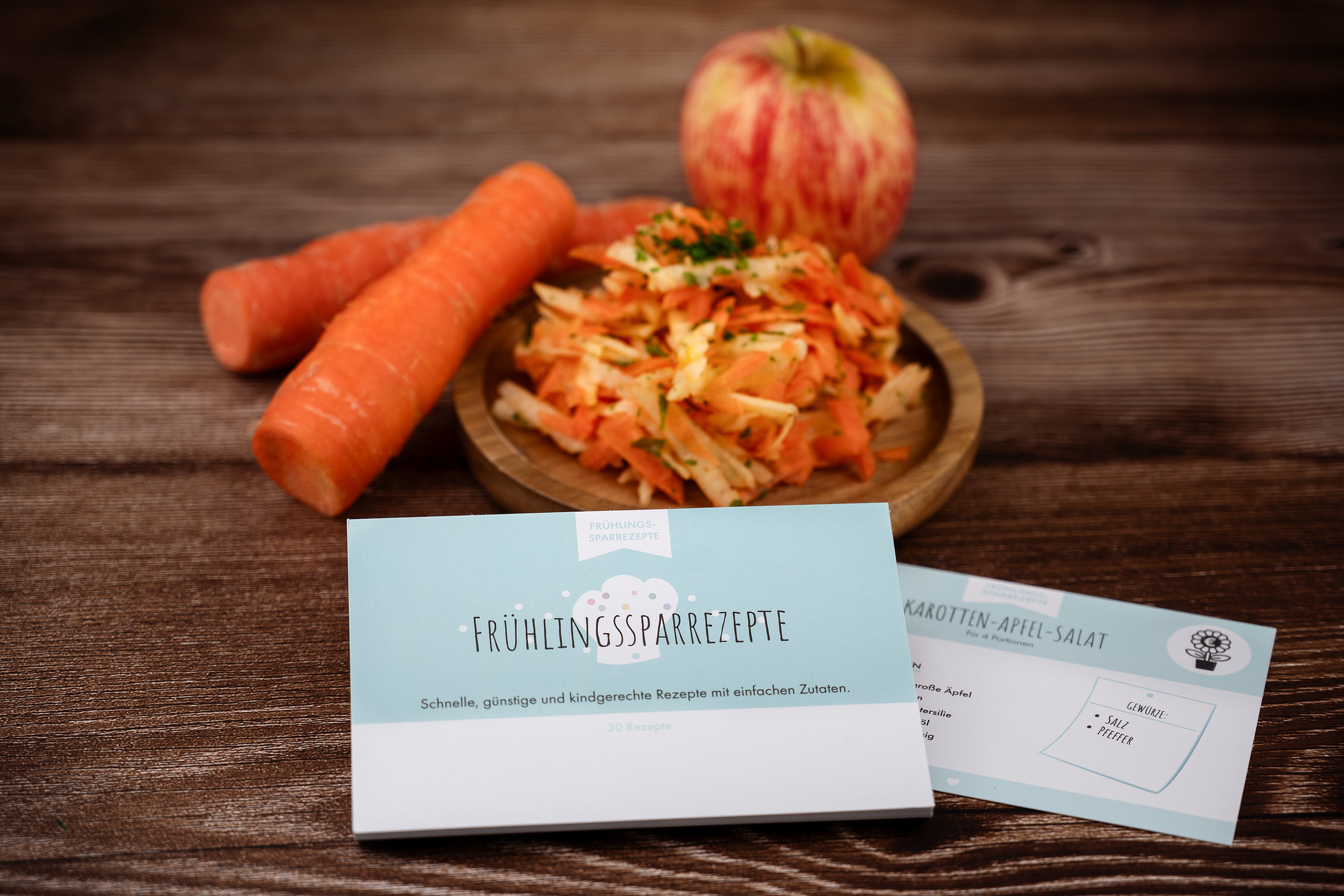 Unendlicher Speiseplan - Rezeptkarten - Frühling-Sparrezepte