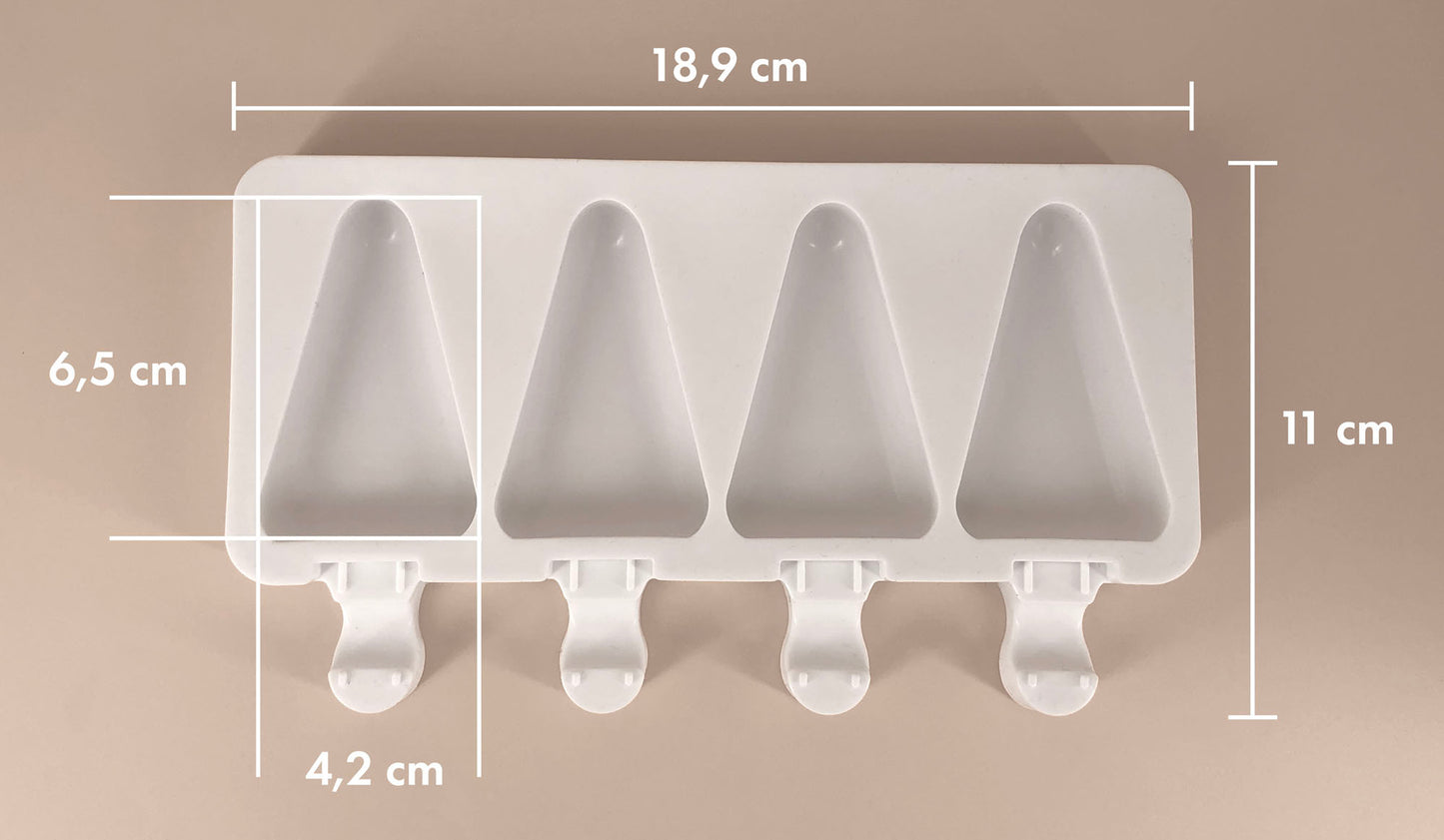 Eis-Silikonform - Dreieck