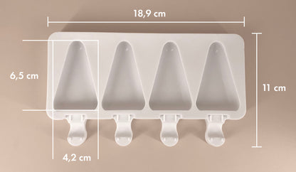 Eis-Silikonform - Dreieck