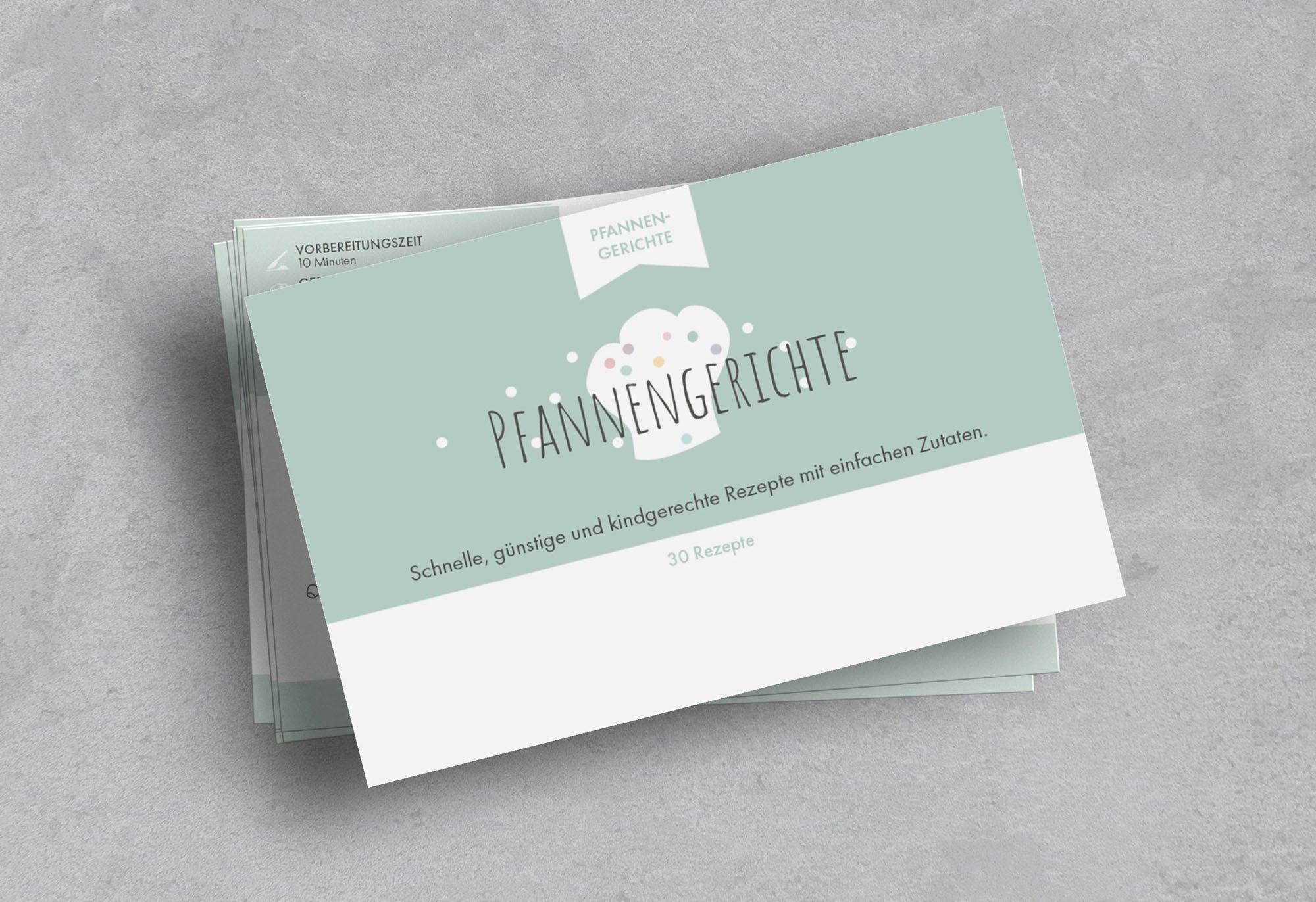Unendlicher Speiseplan - Rezeptkarten - Pfannengerichte