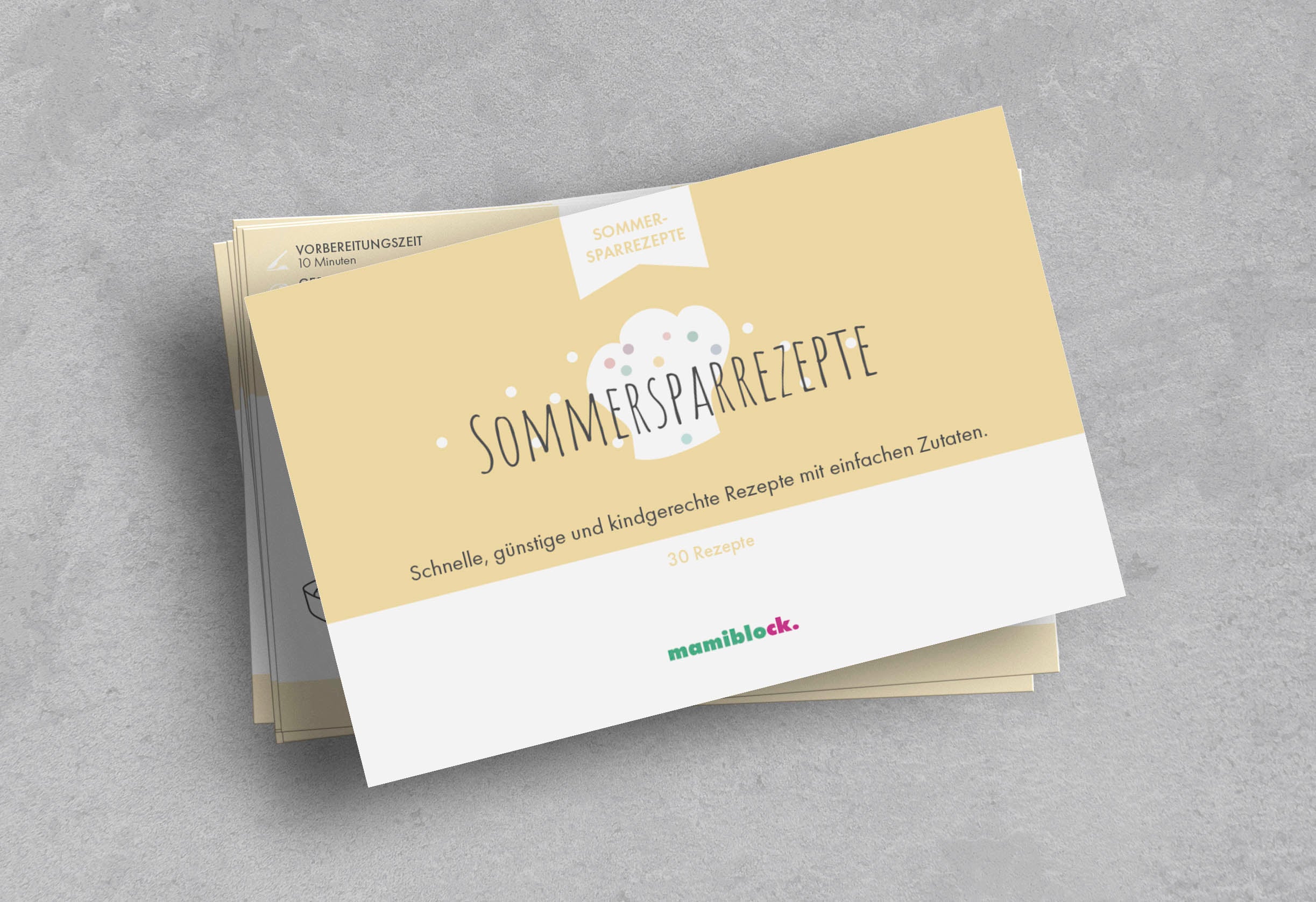 Unendlicher Speiseplan - Rezeptkarten - Sommer-Sparrezepte