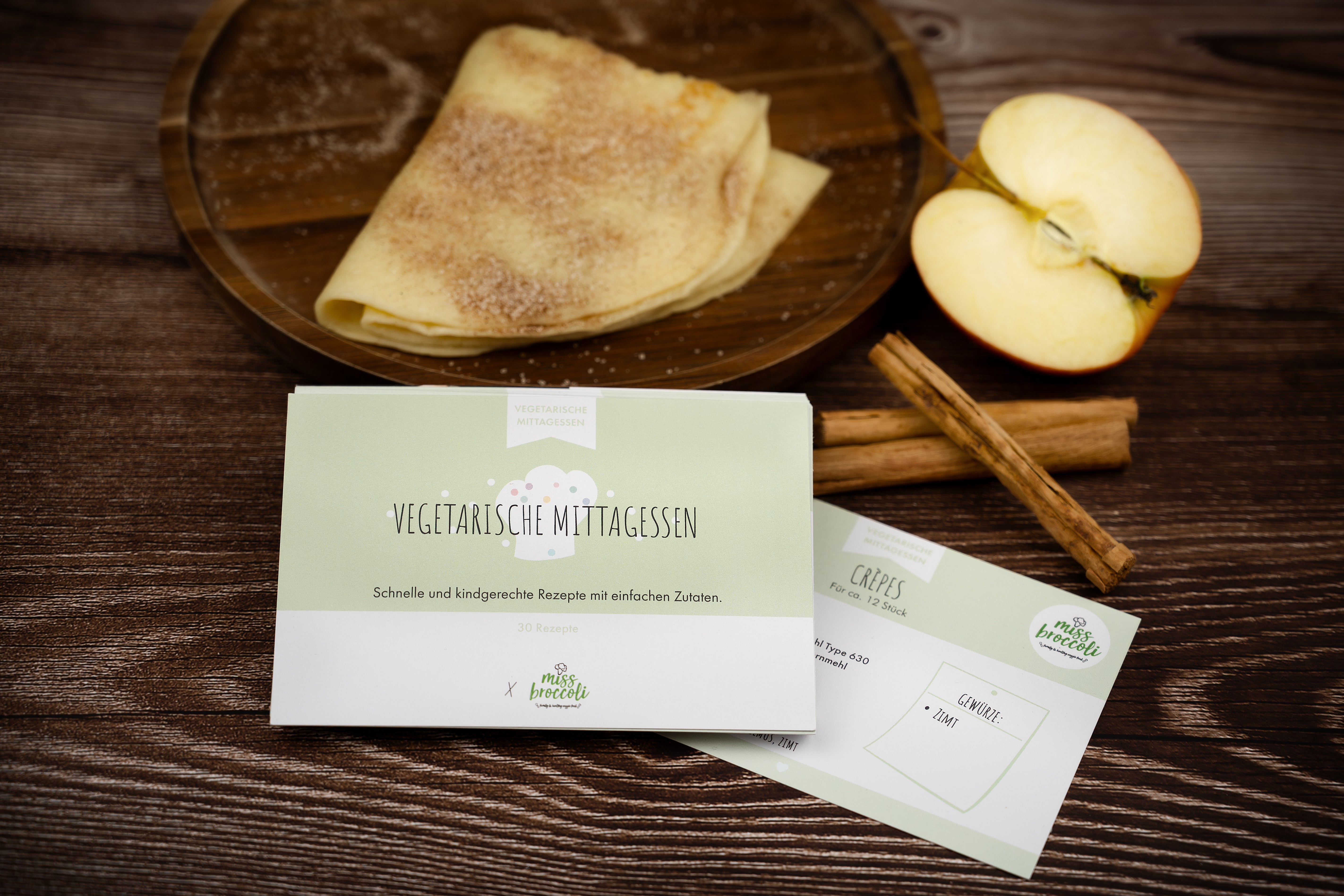 Unendlicher Speiseplan - Rezeptkarten - Vegetarische Mittagessen