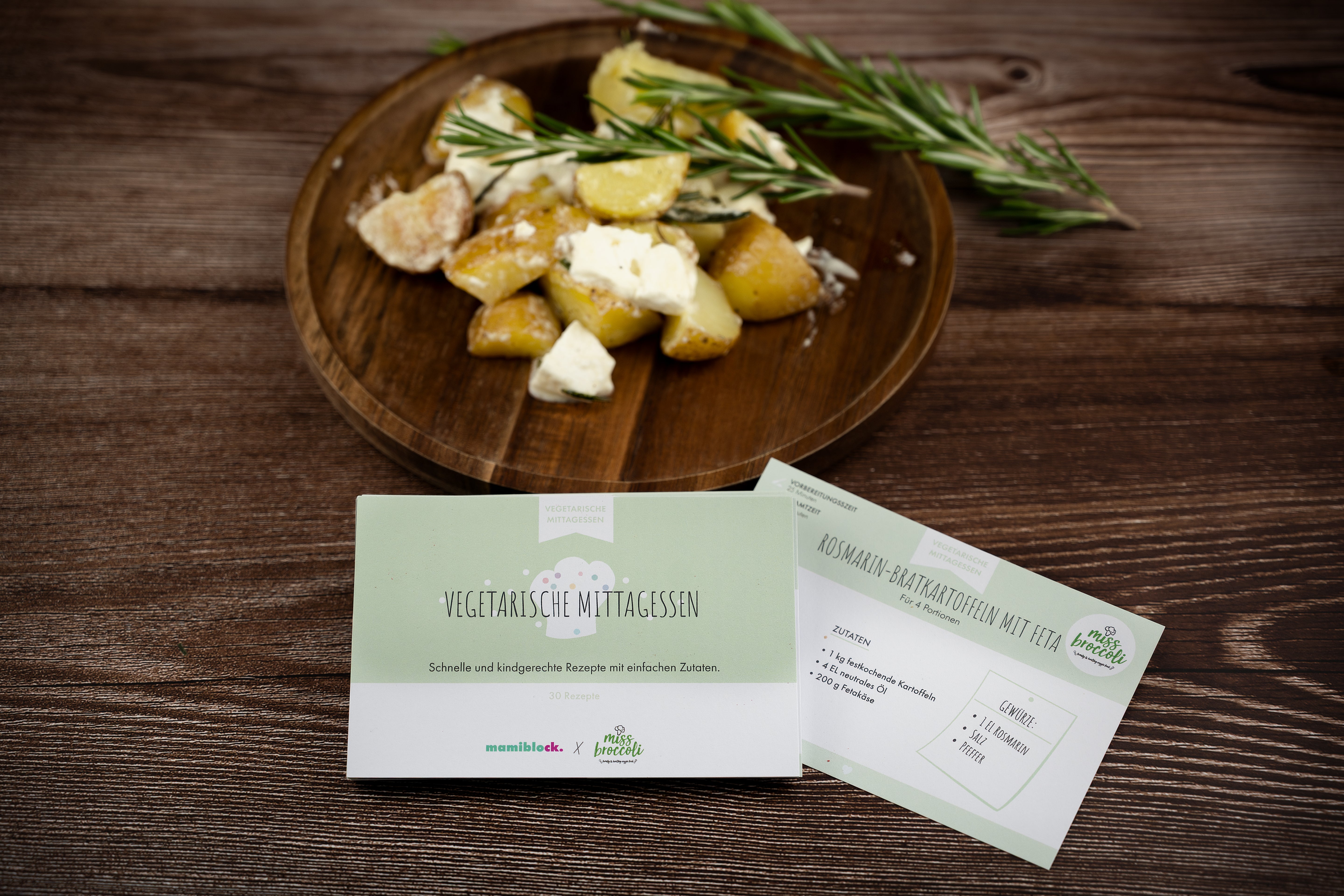 Unendlicher Speiseplan - Rezeptkarten - Vegetarische Mittagessen