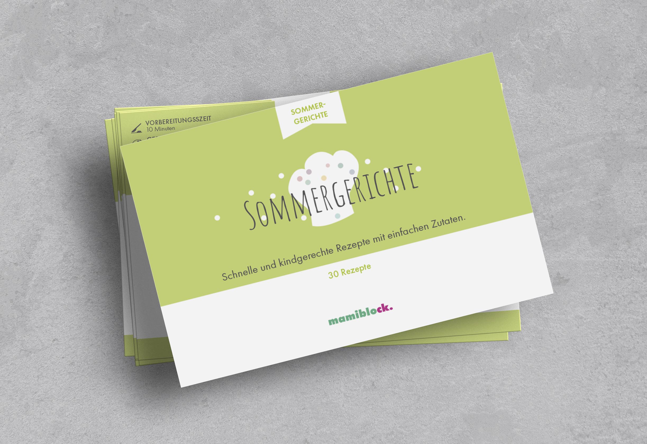 Unendlicher Speiseplan - Rezeptkarten - Sommergerichte